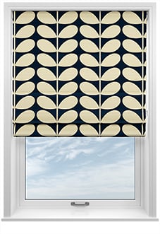 Orla Kiely Jumbo Solid Stem, Whale - Twist&Fit Roman Blind